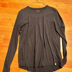 Figs Charcoal Super Soft - Longsleeve Underscrub M